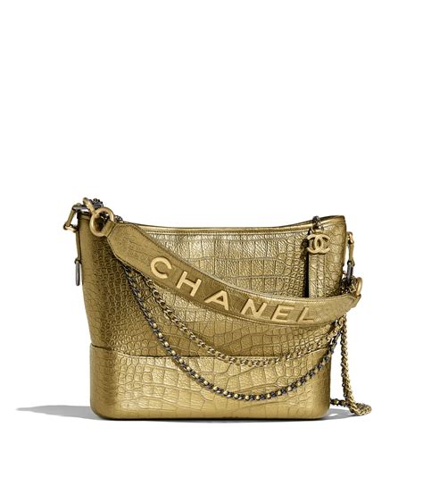 chanel gabrielle hobo bag crocodile|chanel gabrielle bag price.